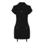 Banned Brillo Glamuroso Vestido (Negro) | Blue Banana