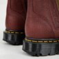 Dr Martens Chelsea 2976 Alyson Zip Grizzly Boots (Cherry) | Autumnal Dr Martens
