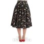 Banned Anchor Pinup Skirt (Black)