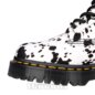 Dr Martens 1460 Bex Dalmatian Hair-On Leather Boots (Black/Cream) | Dr Martens Boots