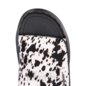 Dr Martens Zebzag Dalmatian Slider (Black/Cream) | Dr Martens Sandals