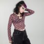 Banned Cupid Clash Mesh Top (Black & Pink) | Banned Alternative Clothing