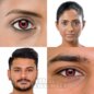 Farbige Linsen aus Madara Mangekyou Sharingan, Naruto Cosplay-Kontaktlinsen