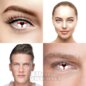 Red/White English Flag Contact Lenses (30 Day) | Coloured Contacts