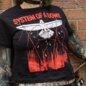 System Of A Down Bird Flight Crop T-Shirt (Black) | Cropped Band Tees