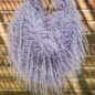 Blue Banana Long Fur Bag (Lilac) | Alternative Accessories