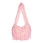 Blue Banana Long Fur Bag (Baby Pink) | Alternative Accessories