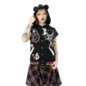 Heartless Hex Bear Varsity Jacket (Black) | Gothic Clothing
