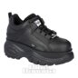Buffalo Classic Trainer (Black) | Alternative Platform Shoes