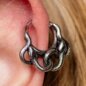 Ohrklicker mit Schlangenmotiv aus Chirurgenstahl von Blue Banana (Silber) | Piercingschmuck