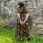 Banned Carol Golden Hour Wrap Dress (Black) | Alternative Fashion, Goth Clothing