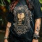 Blue Banana Sword & Skulls T-Shirt (Black) | Printed T-Shirts