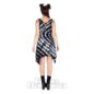 Innocent Eliana Tie Dye Kleid (Schwarz-Weiss) | Blue Banana