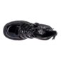 Bleeding Heart Patent Strap Sandals (Black) | Alternative Footwear