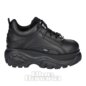 Buffalo Classic Trainer (Black) | Alternative Platform Shoes