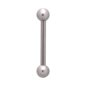 Blue Banana Surgical Steel Barbell (Silver) | Body Piercing Jewellery