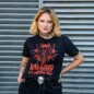 Falling In Reverse Metal Logo Crop T-Shirt (Black) | Cropped Band Tees