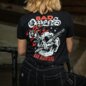 Bad Omens Dagger & Skull Crop T-Shirt (Black) | Cropped Band Tees