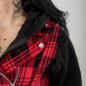 Heartless Evilyn Red & Black Check Jacket | Blue Banana UK
