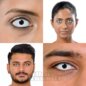 White Mini Sclera Zombie Effect Halloween Coloured Contact Lenses (30 Day) | Coloured Contacts