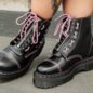 Dr Martens Sinclair Hs Milled Gloss Boot (Black) | Alternative Boots