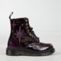 Dr Martens 1460 Wg Arcadia Velvet Boots (Purple) | Autumnal Bootss