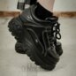 Buffalo Classic Low Trainer (Black & White) | Blue Banana Footwear