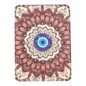 Specchio da trucco compatto pieghevole (Mandala Eye Blue) | Lenti a contatto colorate