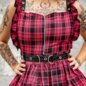 Chemical Black Nefeli Pinafore Dress (Pink) | Alternative Clothing