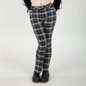 Banned Velarium Trousers (Black & White) | Banned Alternative Clothing