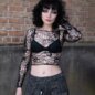 Killstar Lamenthia Mesh Top (Black) | Killstar Clothing