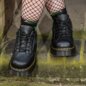 Dr Martens Buzz 5 Lace Nappa Shoes (Black) | Dr Martens Shoes