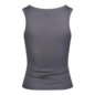 Ed Hardy NYC Diamante Crop Vest (Charcoal) | Alternative Tops