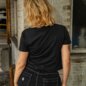 Pierce The Veil Wavy Skeleton Crop T-Shirt (Black) | Cropped Band Tees