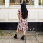 Jawbreaker Flower Spirit Mini Dress (Multicolored) | Alternative Fashion, Goth Clothing