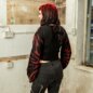 Banned Toxic Love Cropped Jumper (Black/Burgundy) | Alternative Clothing, Alternative Jumpers