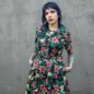 Banned Tropical Kate (Navy) | Alternative Dresses Blue Banana