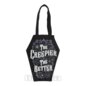 Etwas anderes, gruseliger: Die bessere Sargtasche (Schwarz) | Blue Banana Gifts