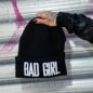 Bad Girl Beanie Hat, Black Gothic Headwear | Blue Banana UK