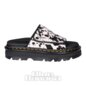 Dr Martens Zebzag Dalmatian Slider (Black/Cream) | Dr Martens Sandals