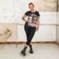 Cupcake Cult Ritual Bunny T-Shirt (Black/Red) | Alternative Print T-Shirt