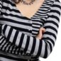 Ragged Priest Talley Top (Grey/Black) | Alternative Clothing