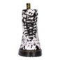 Dr Martens 1460 Bex Dalmatian Hair-On Leather Boots (Black/Cream) | Dr Martens Boots
