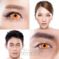 Orange UV I-Glow Coloured Contact Lenses (30 Day) | Coloured Contacts