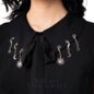 Hell Bunny Charming Blouse (Black) | Blue Banana