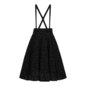 Banned  Cecilia Witchy Suspender Midi Skirt (Black) | Blue Banana