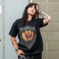 Blue Banana Heart & Swords T-Shirt (Black) | Printed T-Shirts