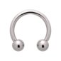 Blue Banana Polished Titanium Circular Barbell (Silver) | Body Piercing Jewellery