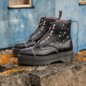 Dr Martens Sinclair Hs Milled Gloss Boot (Black) | Alternative Boots