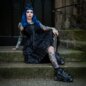 Bleeding Heart Clarissa Kleid (Schwarz) | Blue Banana Gothic Kleid
